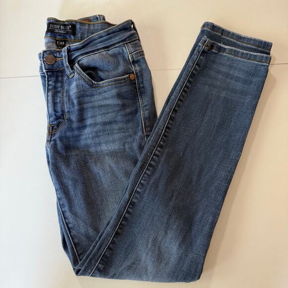 Judy Blue Relaxed Fit Jeans Women’s Size 25 (1) Blue Denim - Picture 1 of 7